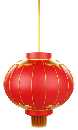 Chinese New Year Lantern  3D Icon