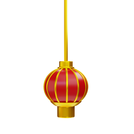 Chinese new year lantern  3D Illustration