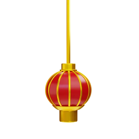 Chinese new year lantern  3D Illustration