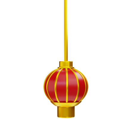 Chinese new year lantern 3D Illustration
