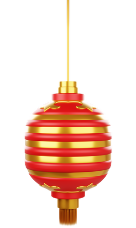 Chinese New Year Lantern 3D Icon