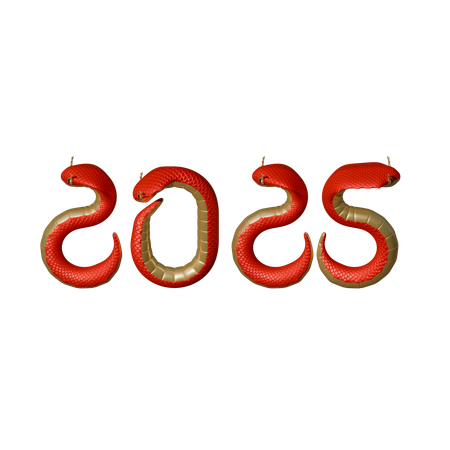 Chinese New Year Of Snake  3D Icon