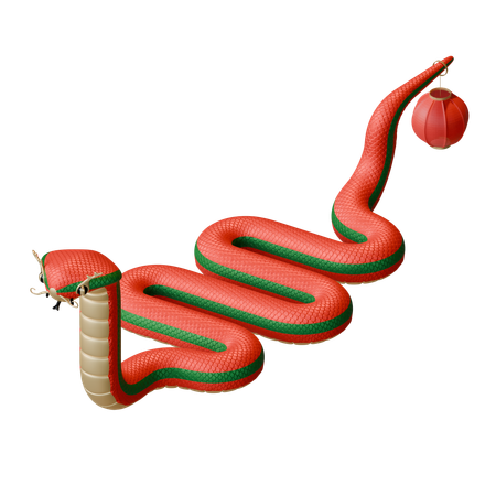 Chinese New Year Of Snake  3D Icon