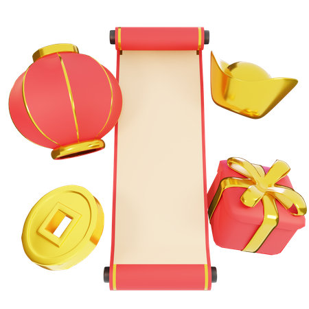 Chinese new year ornament  3D Icon