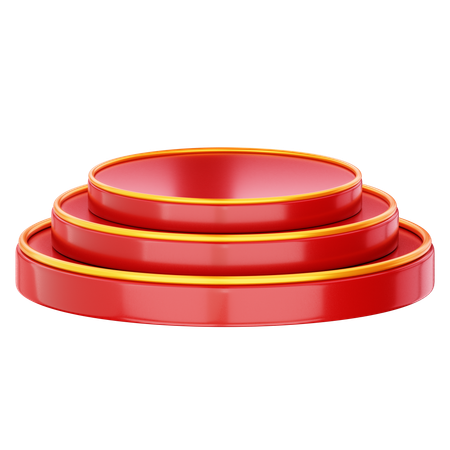 Chinese New Year Podium  3D Icon