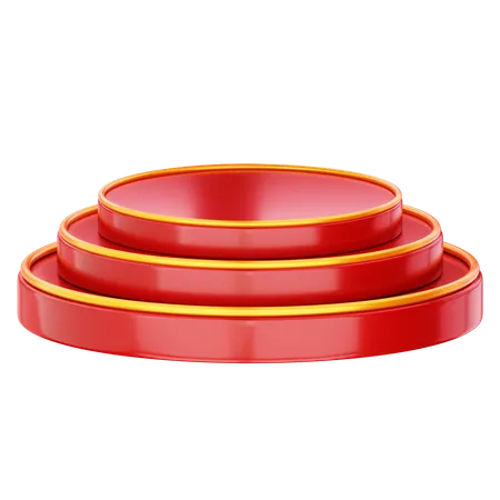 Chinese New Year Podium  3D Icon