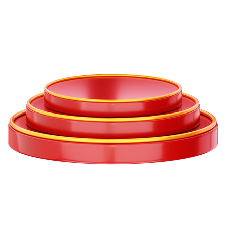Chinese New Year Podium  3D Icon