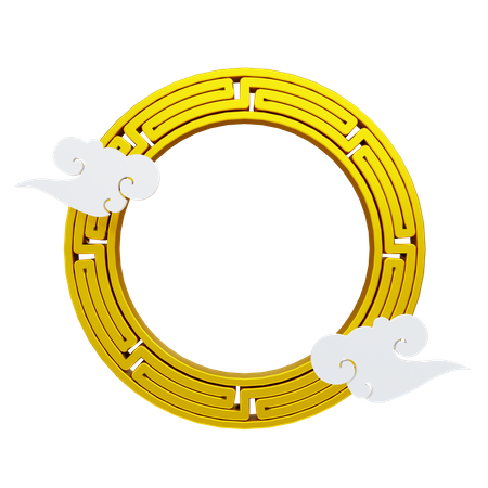 Chinese new year symbol  3D Illustration