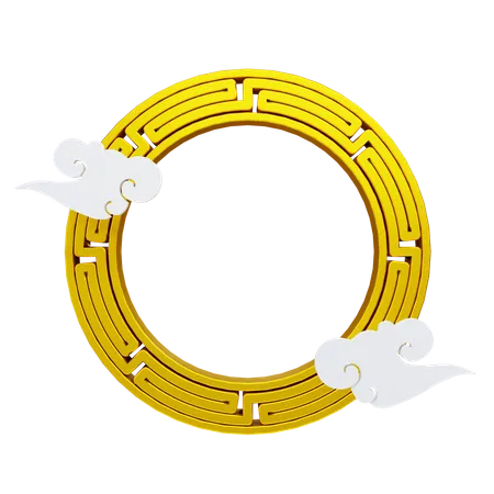 Chinese new year symbol  3D Illustration