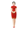 Chinese New Year Woman