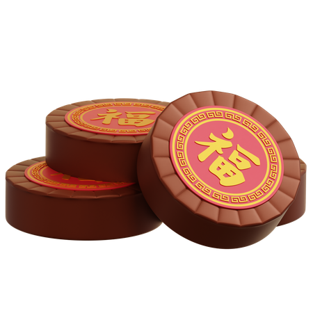 Chinese Nian Gao Cake  3D Icon