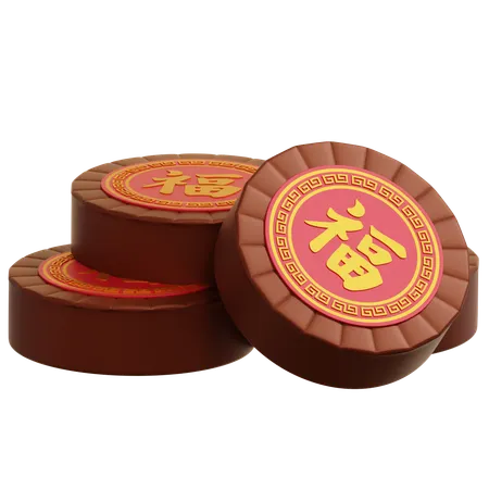 Chinese Nian Gao Cake  3D Icon