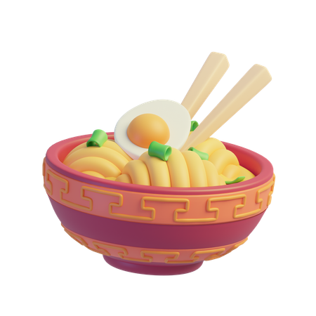 Chinese Noodle Soup  3D Icon