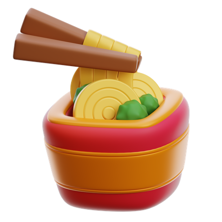 中華麺  3D Icon