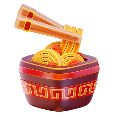 Chinese Noodles  3D Icon