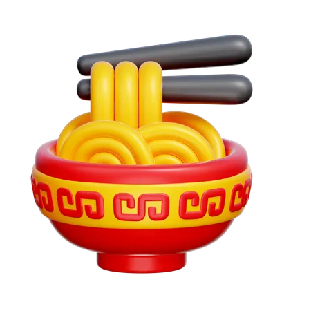 Chinese Noodles  3D Icon