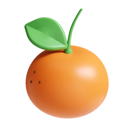 Chinese Orange  3D Icon