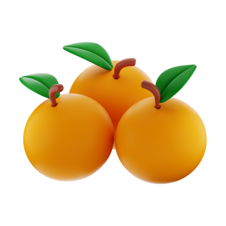 Chinese Oranges  3D Icon