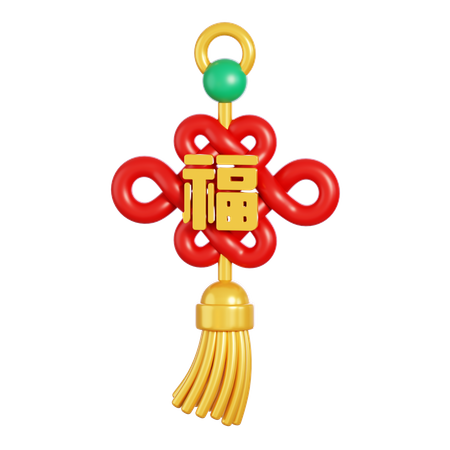 Chinese Ornament  3D Icon