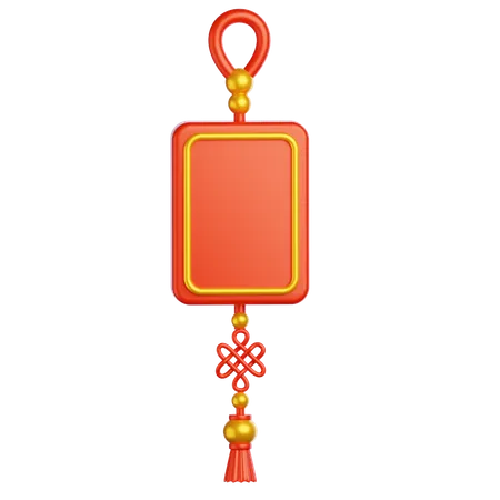 Chinese Ornament  3D Icon