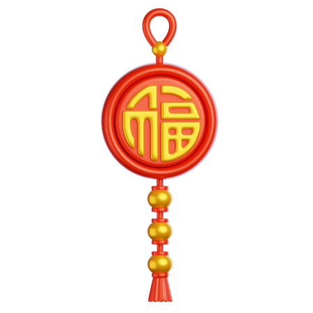 Chinese Ornament  3D Icon