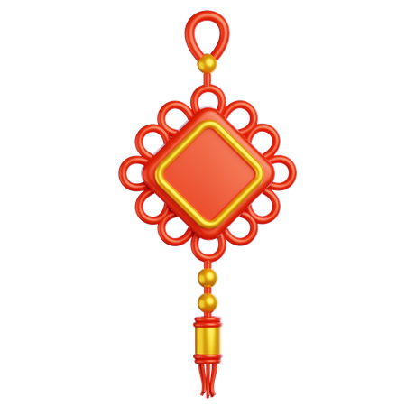 Chinese Ornament  3D Icon