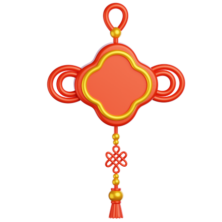 Chinese Ornament  3D Icon