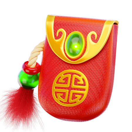 Chinese Pocket  3D Icon