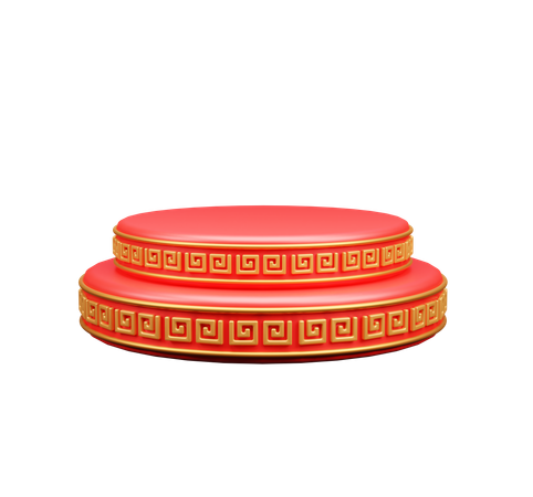 Chinese Podium  3D Icon