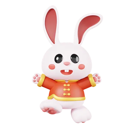 Chinese Rabbit  3D Icon