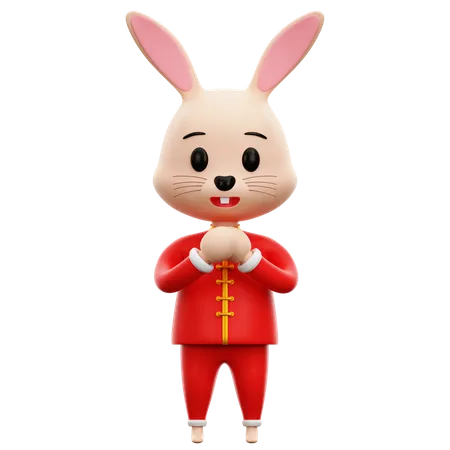 Chinese Rabbit  3D Icon