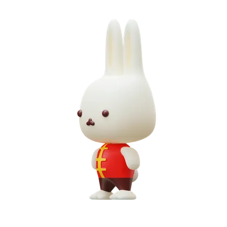 Chinese Rabbit  3D Icon