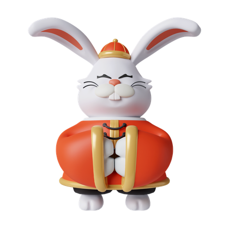 Chinese Rabbit  3D Icon