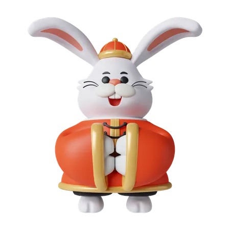 Chinese Rabbit  3D Icon