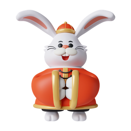 Chinese Rabbit  3D Icon