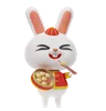 Chinese Rabbit And Dumpling