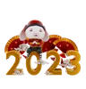 Chinese Rabbit Sitting On 2023
