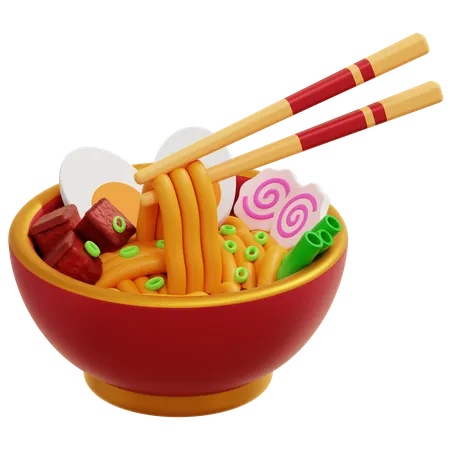 Chinese Ramen  3D Icon
