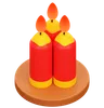 Chinese Red Candle