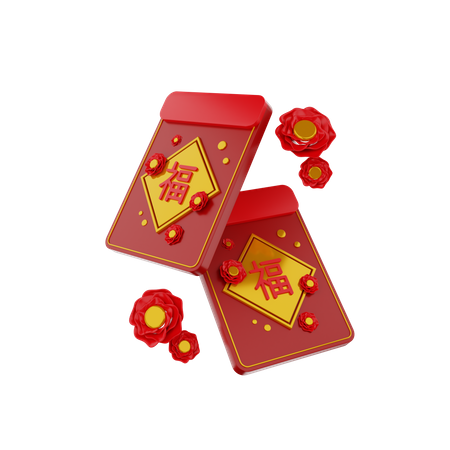 Chinese Red Envelope  3D Icon