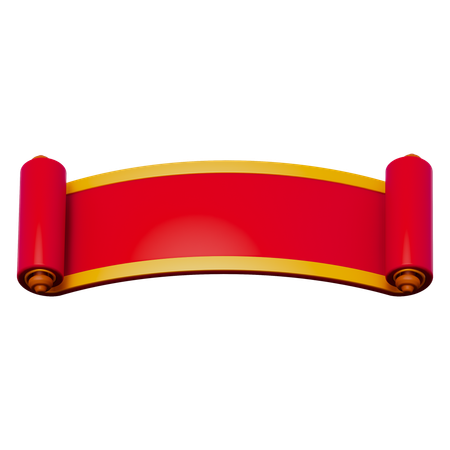 Chinese Scroll  3D Icon