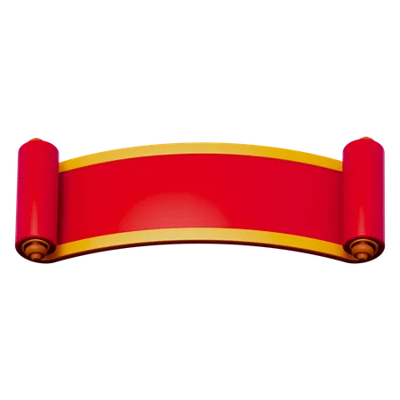 Chinese Scroll  3D Icon