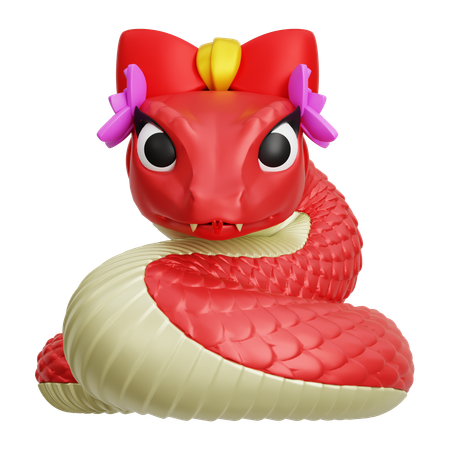 Chinese Snake  3D Icon