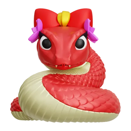 Chinese Snake  3D Icon