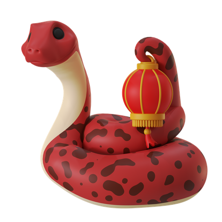 Chinese Snake  3D Icon