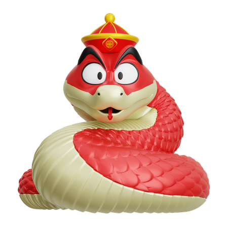 Chinese Snake1  3D Icon