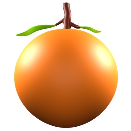Chinese Tangerine  3D Icon
