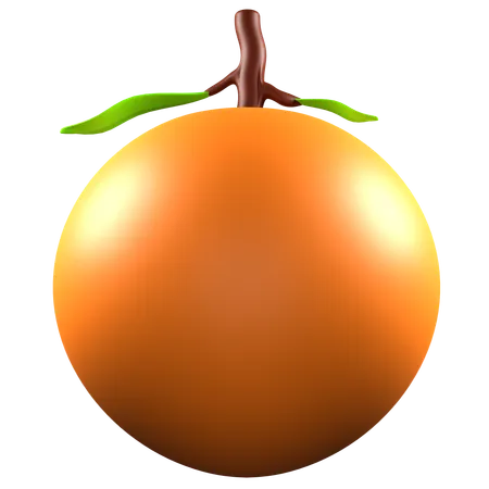 Chinese Tangerine  3D Icon