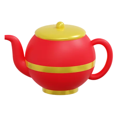 Traditional Teapot Chinese New Year 3 D Icon Illustration 3D Icon