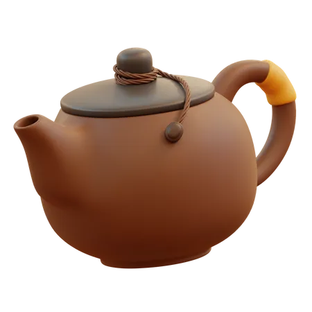 Chinese Tea Pot 3D Icon